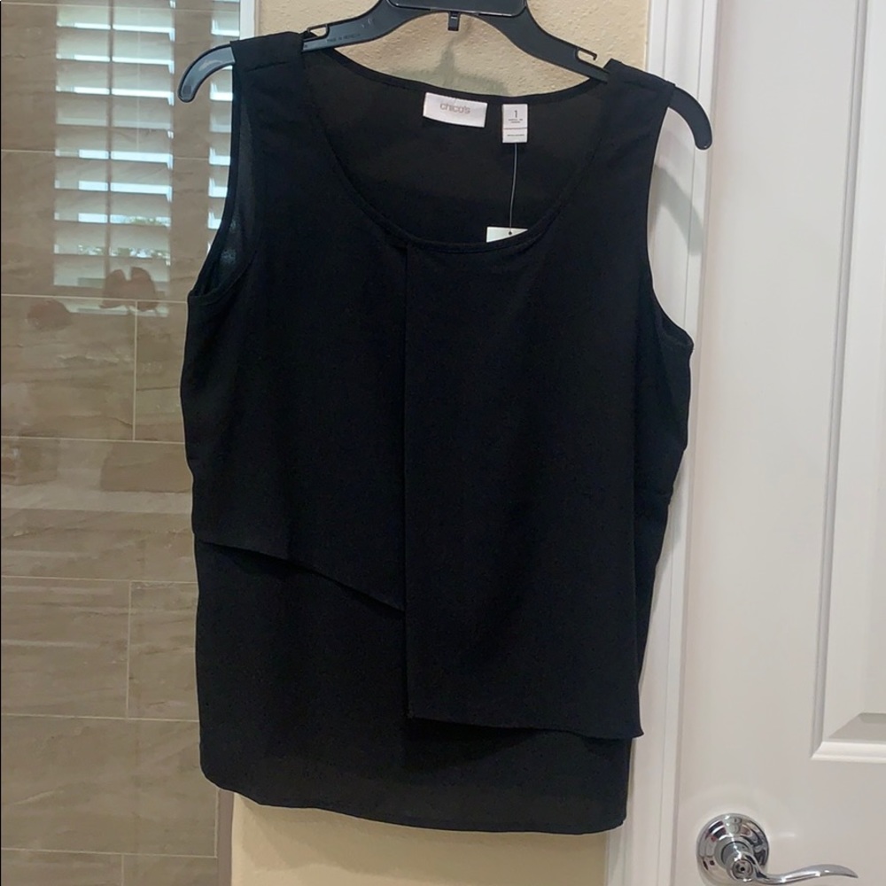 Chico’s soft layers black tank